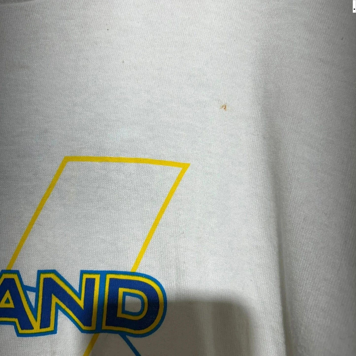 Vintage 90s White Graphic T Shirt - XL