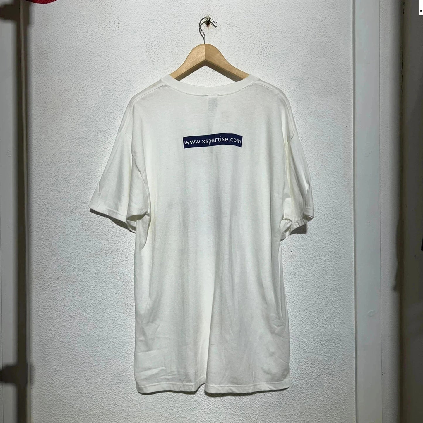 Vintage 90s White Graphic T Shirt - XL