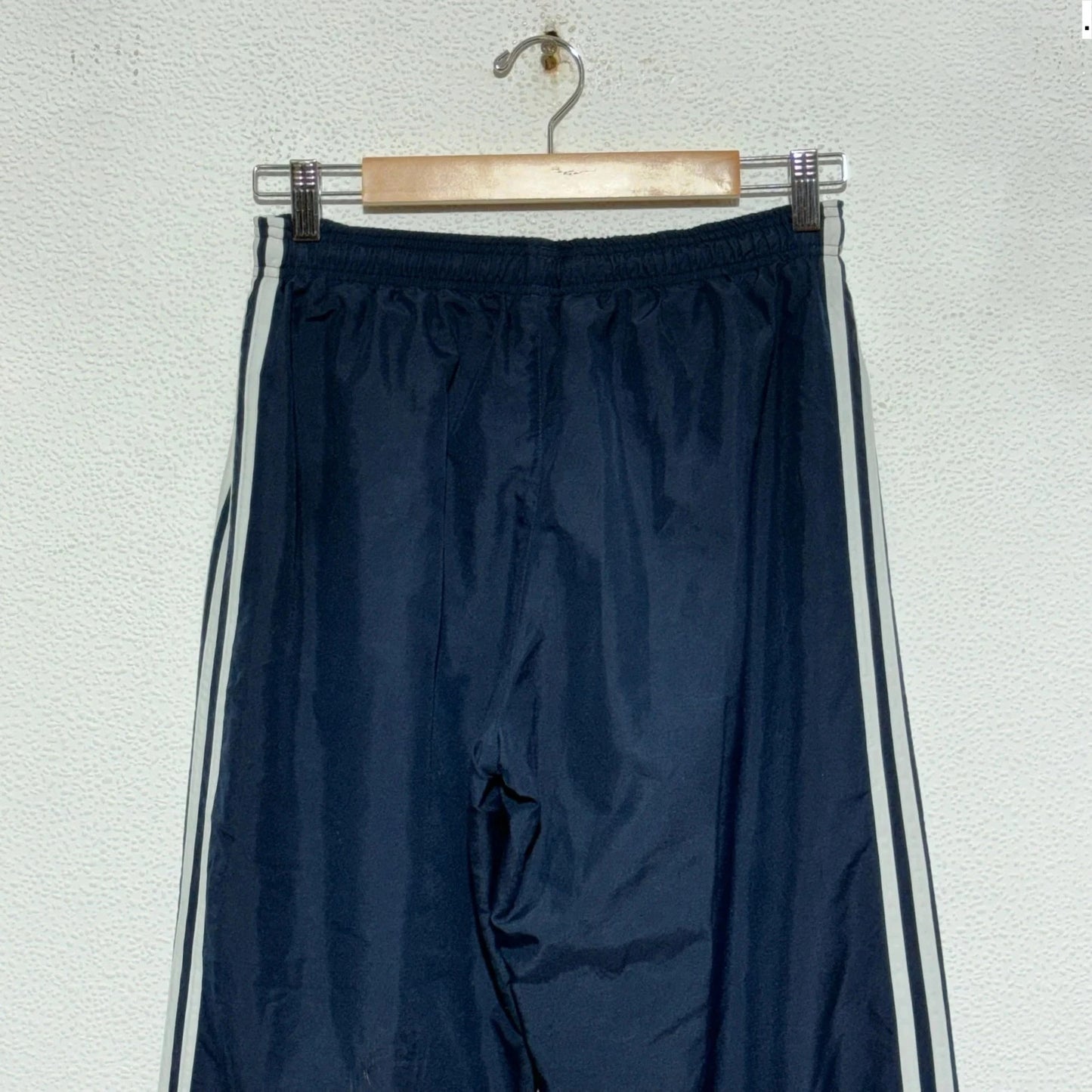 Vintage 00s Navy Adidas Tracksuit Bottoms - Small