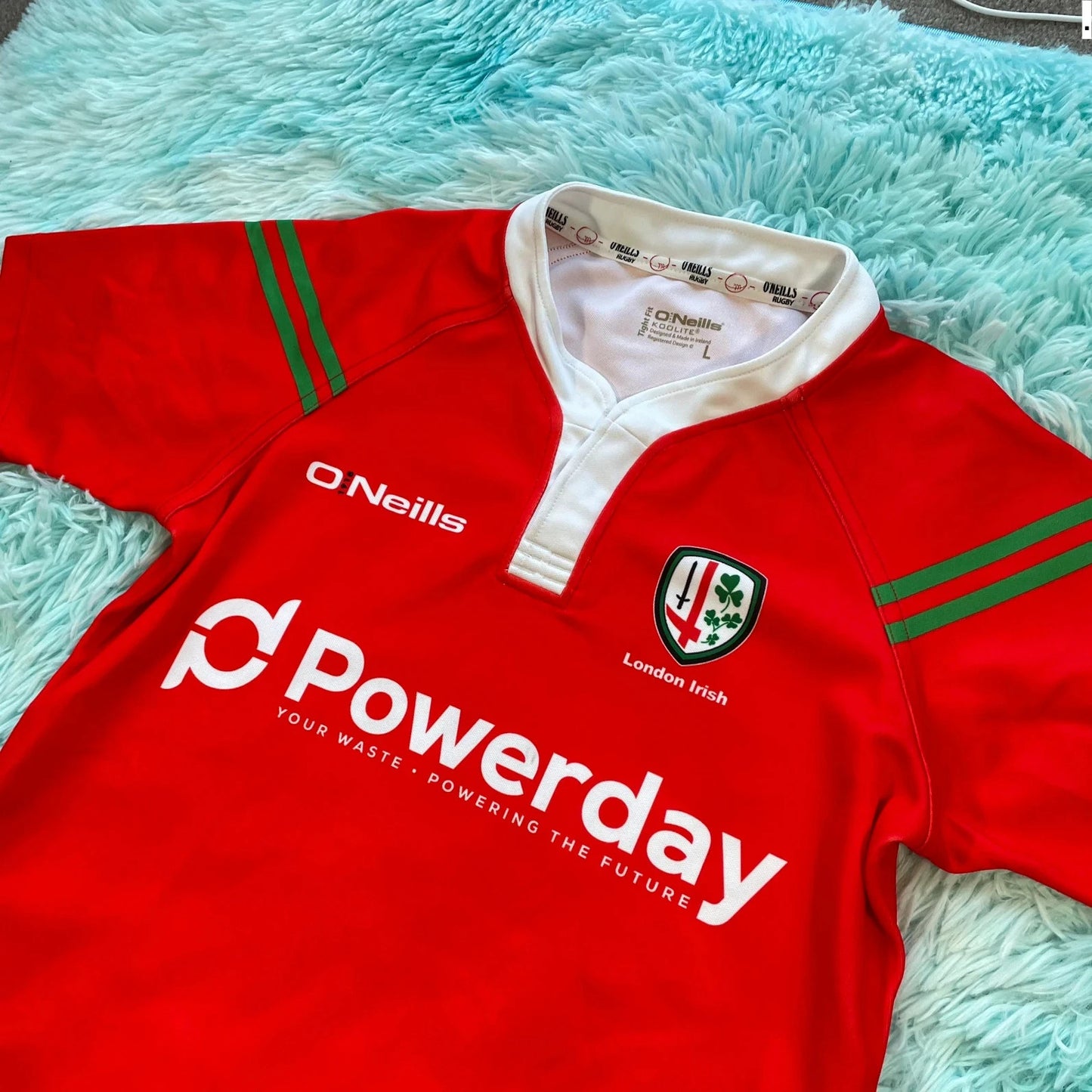 Red London Irish O’Neills Rugby Shirt - Large