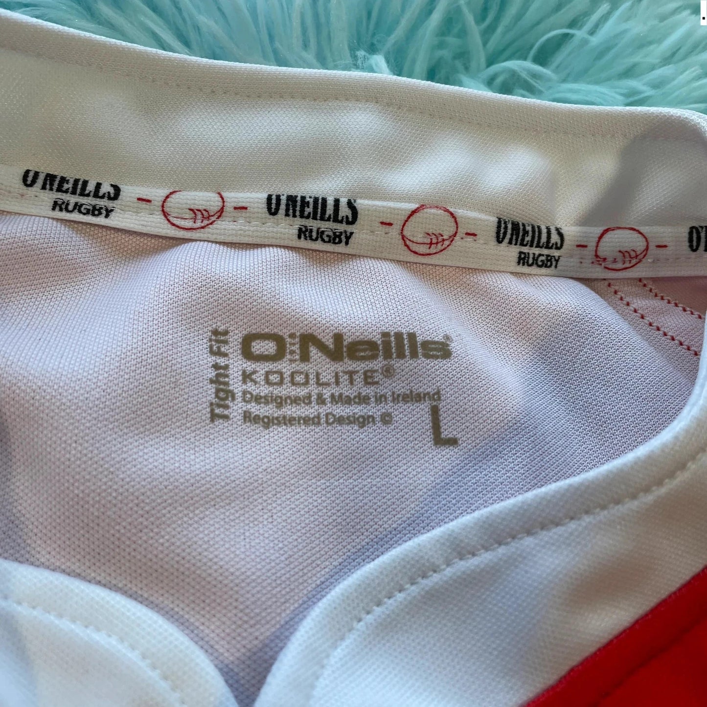 Red London Irish O’Neills Rugby Shirt - Large