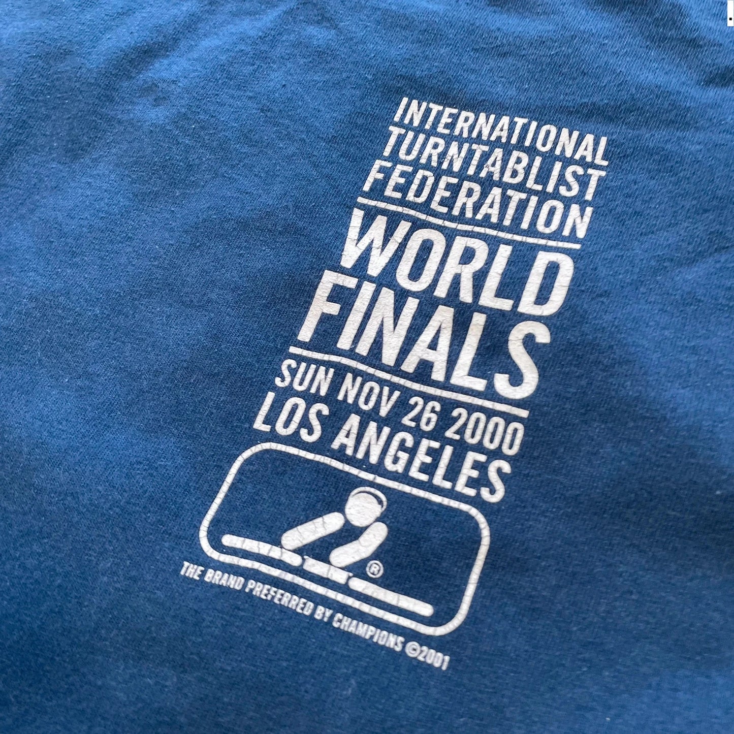 Vintage 2000 International Turntablist Federation T Shirt - XL