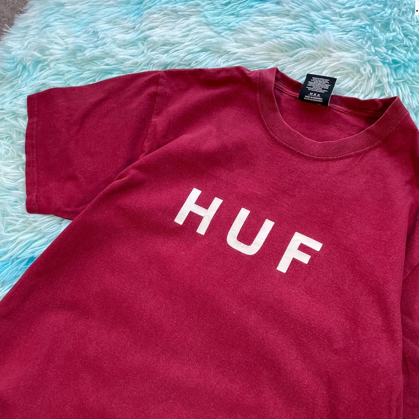 Red HUF T Shirt - Medium