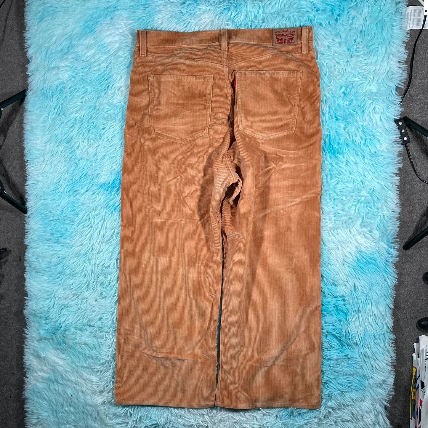 Brown Baggy Levi’s Corduroy Trousers - 34W