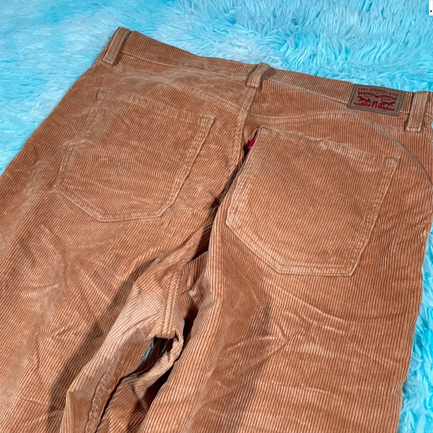 Brown Baggy Levi’s Corduroy Trousers - 34W