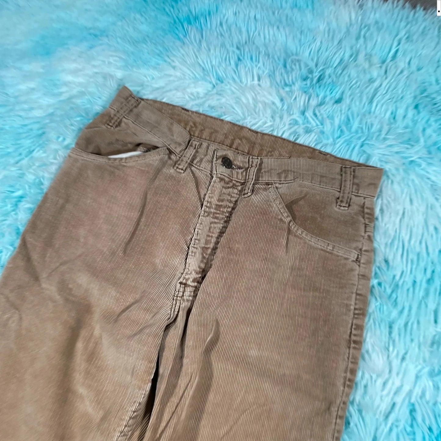 Vintage 80s 1984 Beige Levi’s Corduroy Trousers - 30W 30L