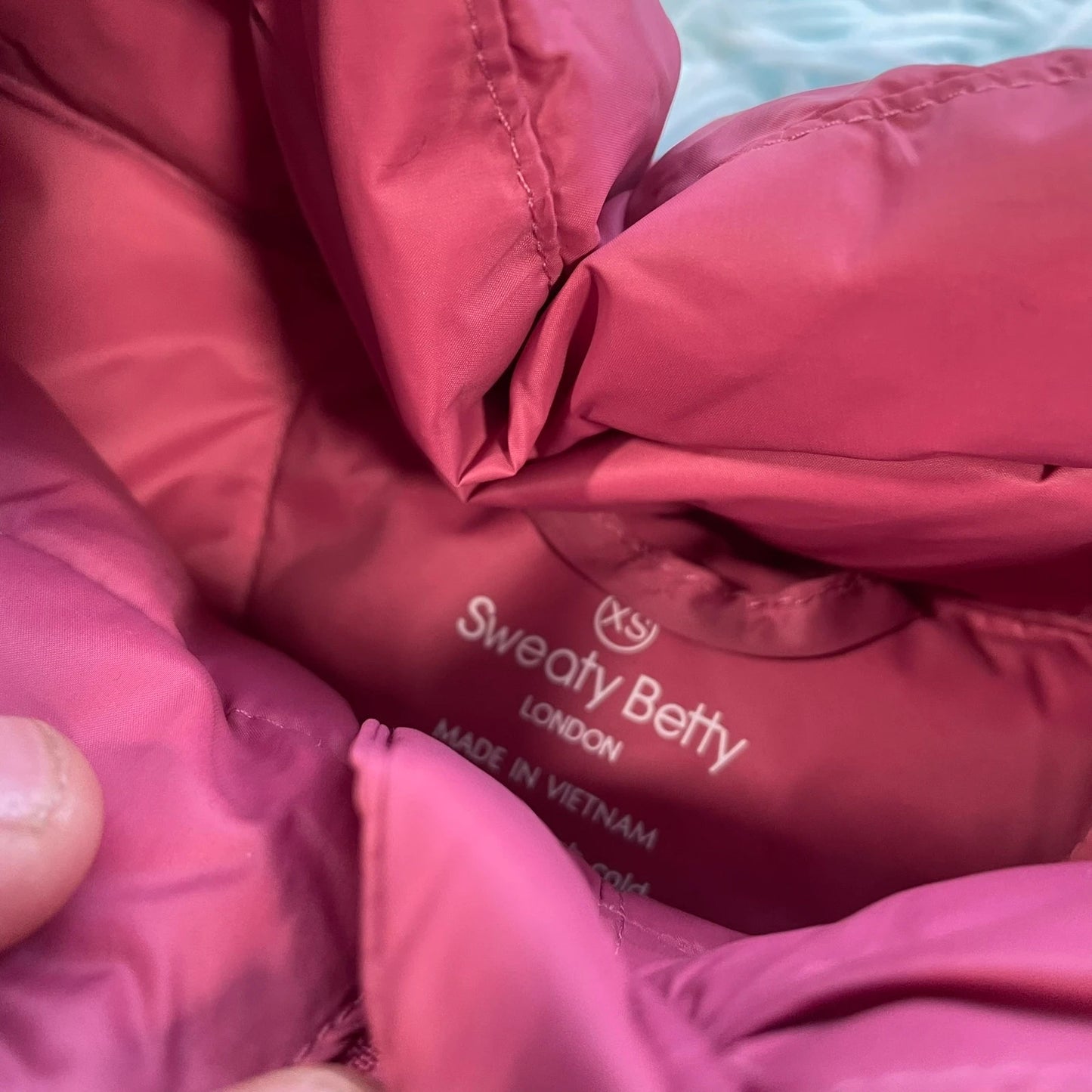 Pink Sweaty Betty Puffer jacket - XS