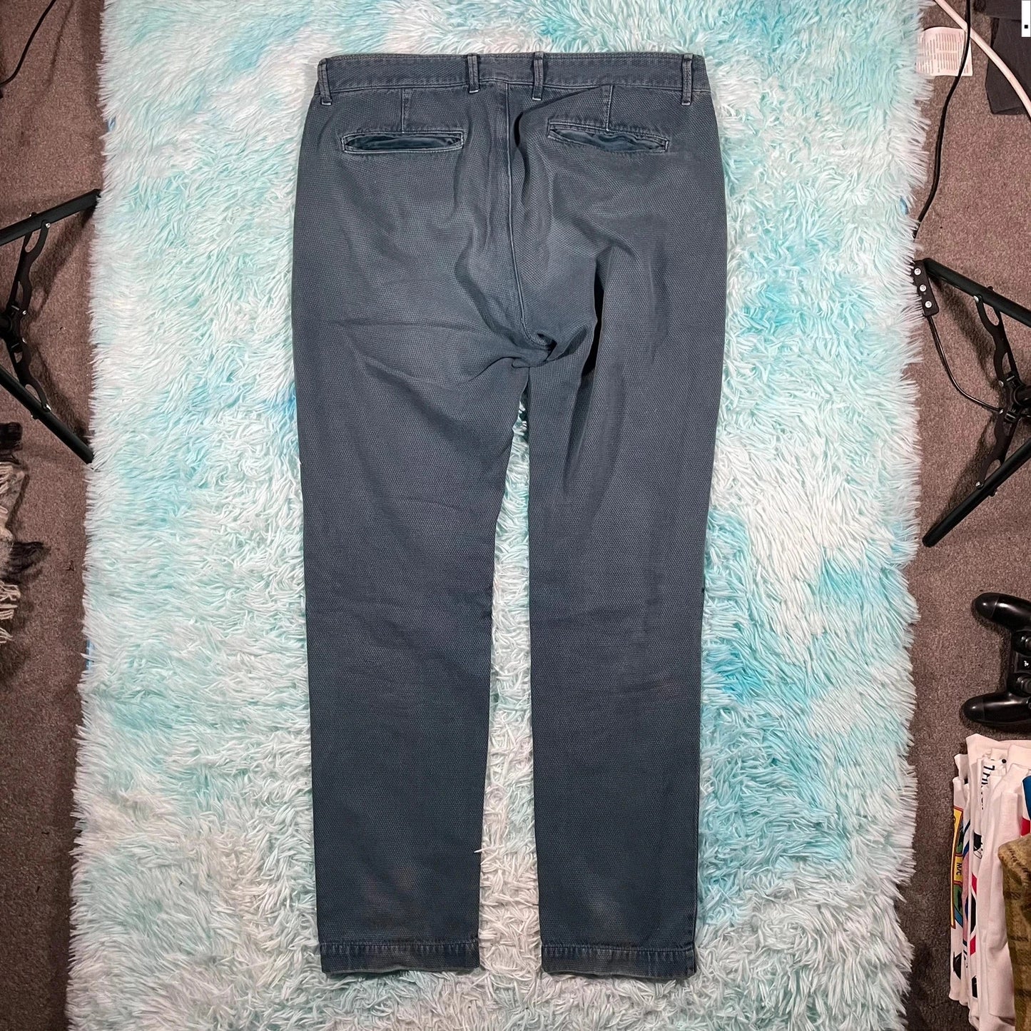 Blue Massimo Alba Trousers - 36W 54