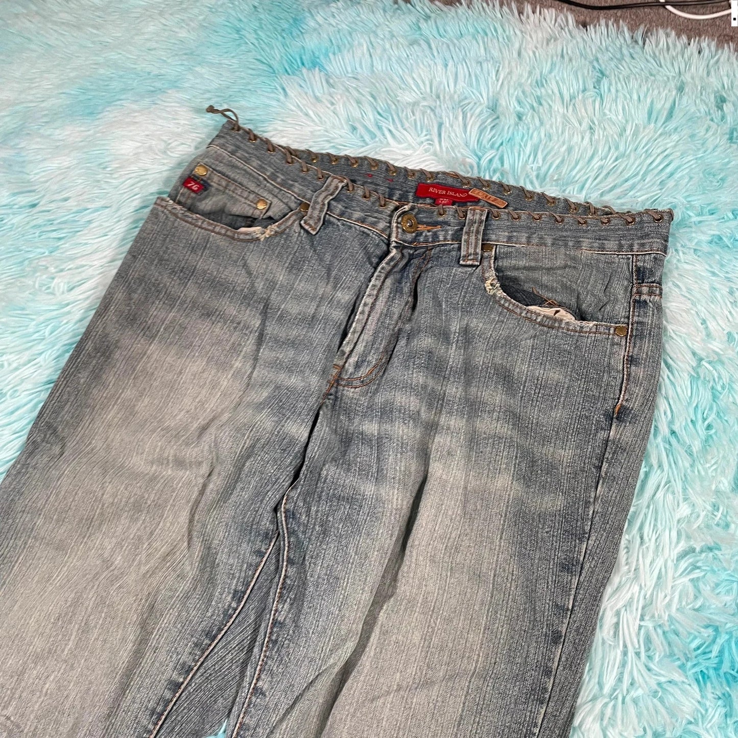 Vintage 00s River Island Flared Jeans - 32W 32L