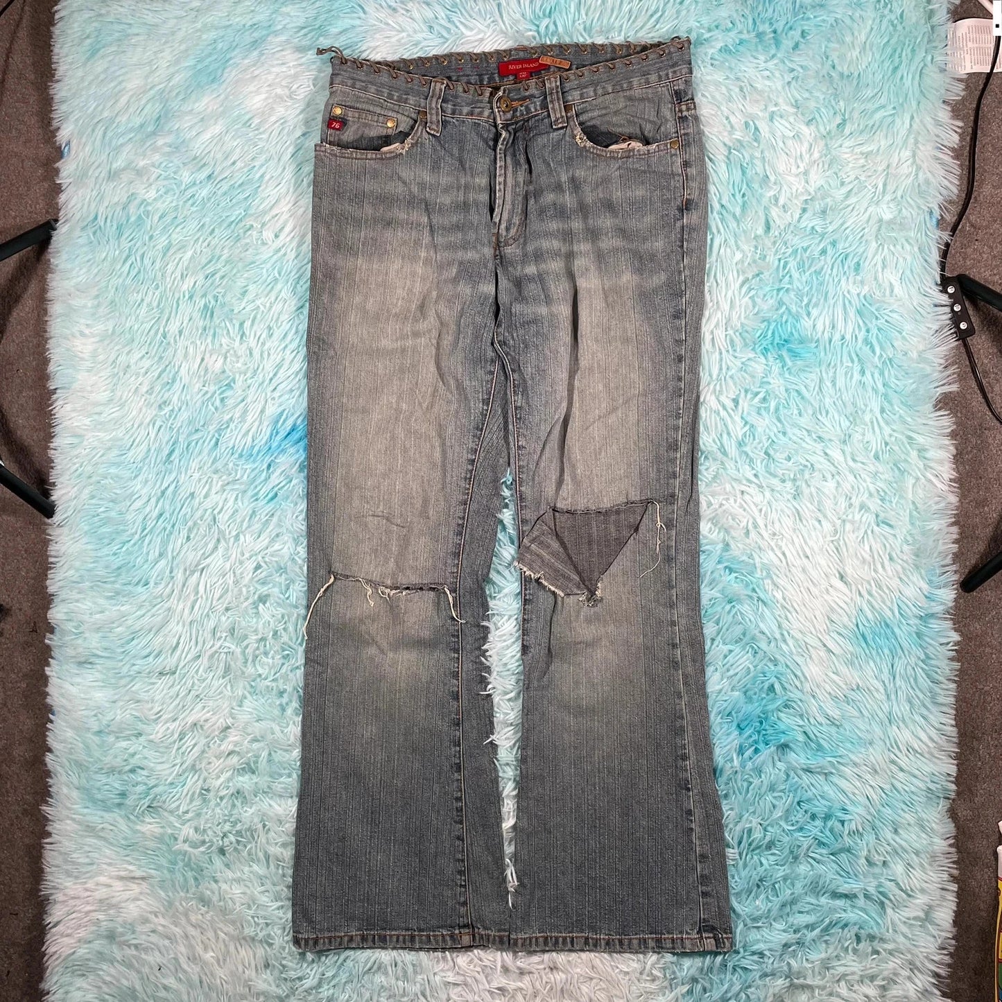 Vintage 00s River Island Flared Jeans - 32W 32L
