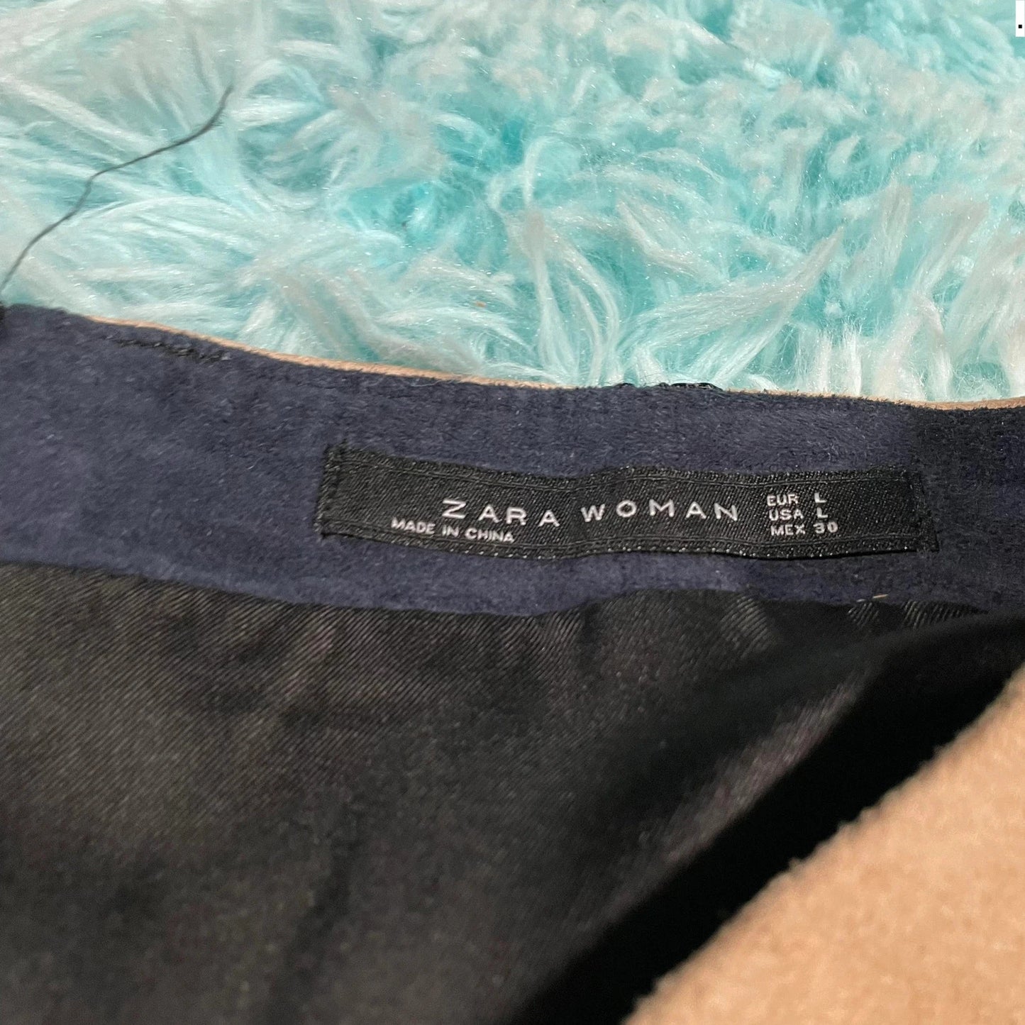 Patchwork Zara Skirt Suede Leather - Large