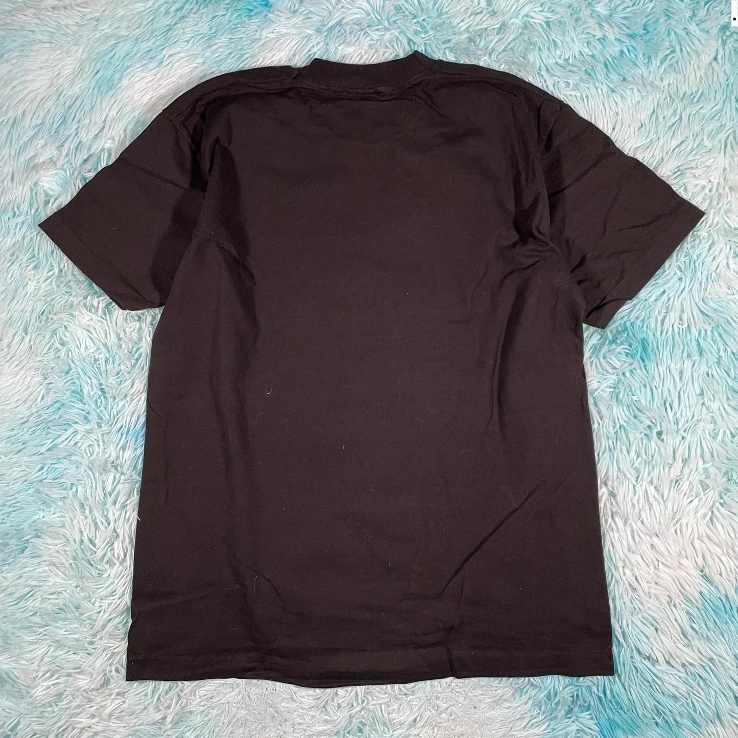 Vintage 90s Black Graduation Print T Shirt - Large