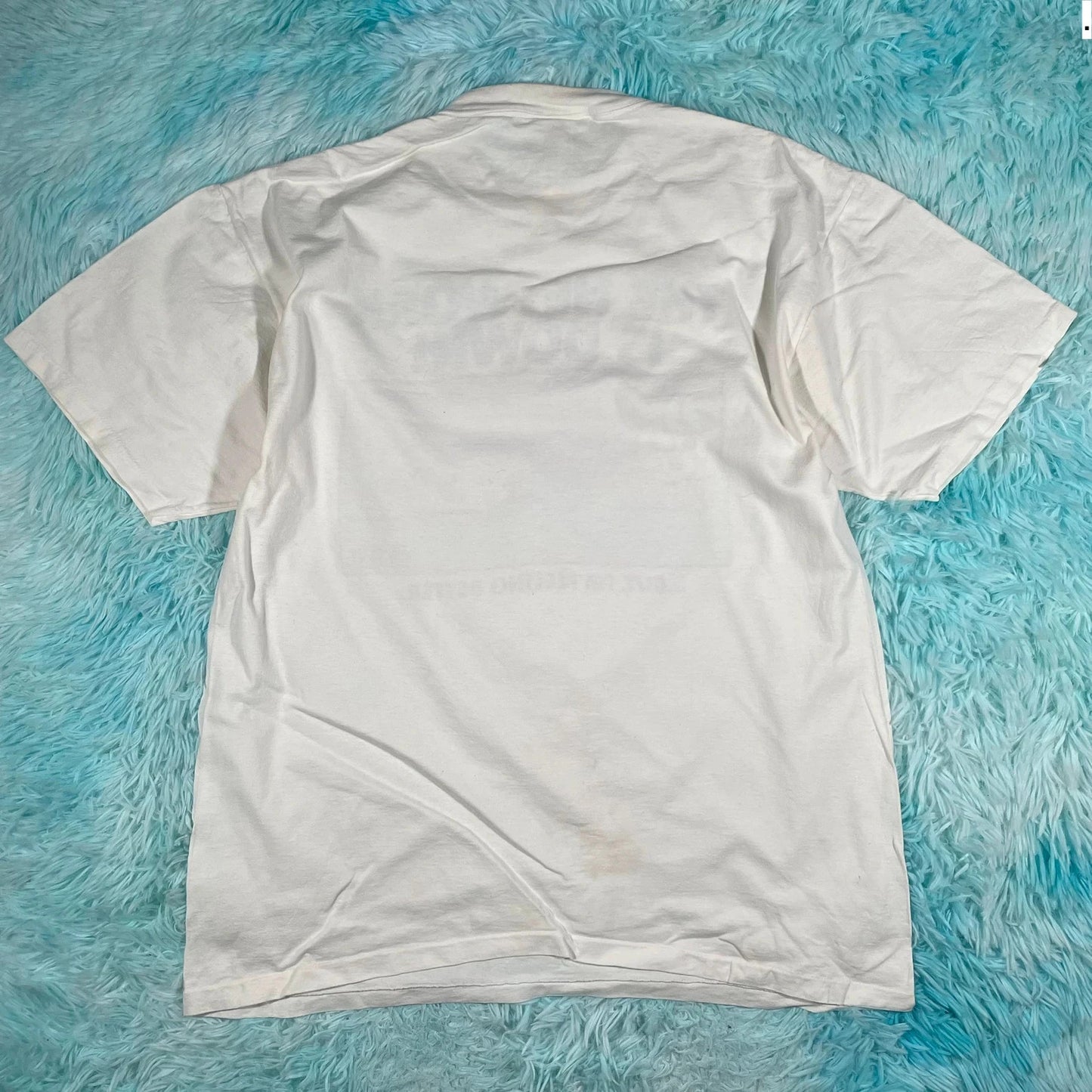Vintage 90s White Dilbert Comic Graphic T Shirt - XL