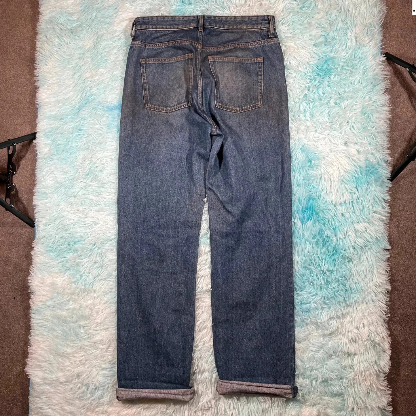 Blue Cos Jeans Loose Straight Selvedge - 30W 32L