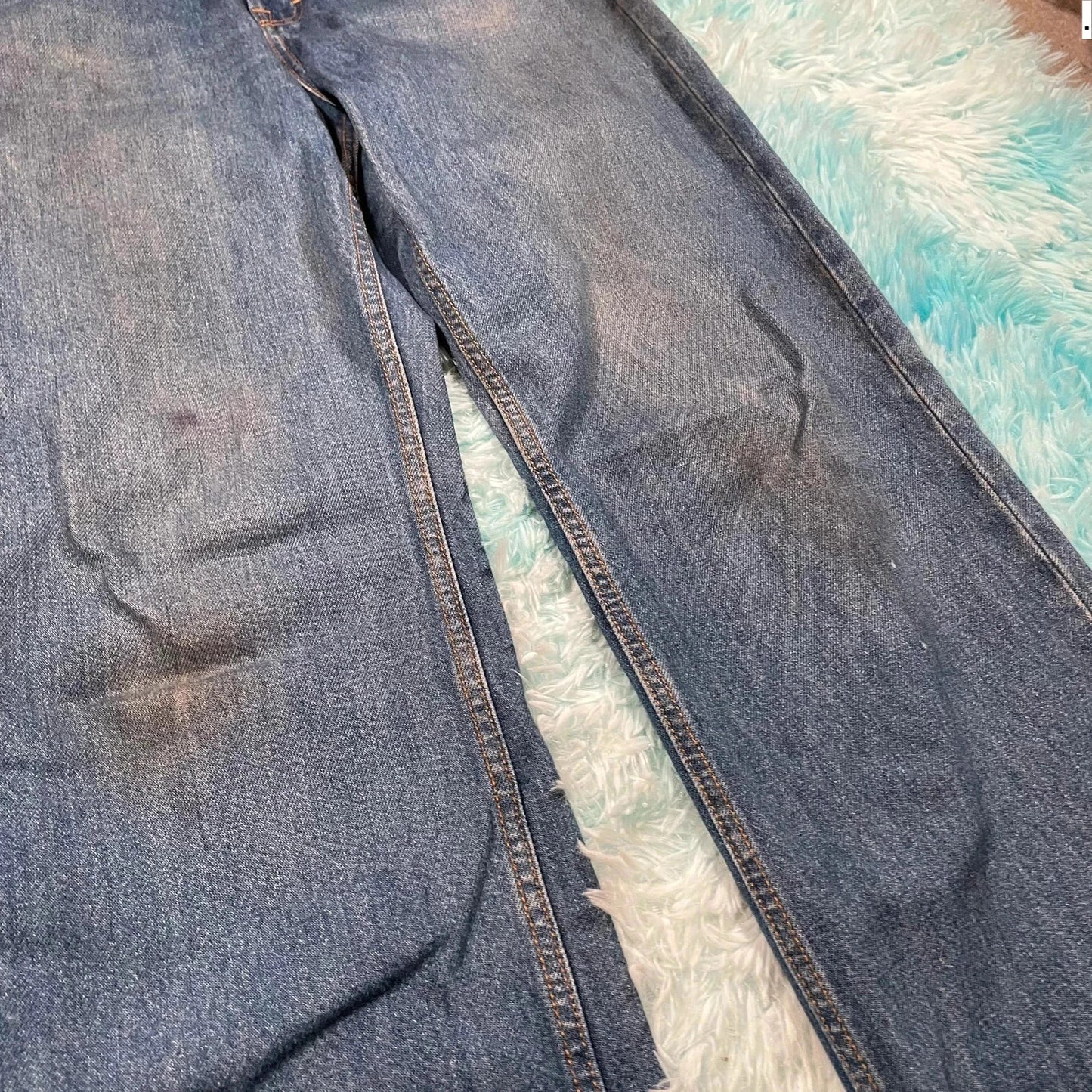 Blue Cos Jeans Loose Straight Selvedge - 30W 32L