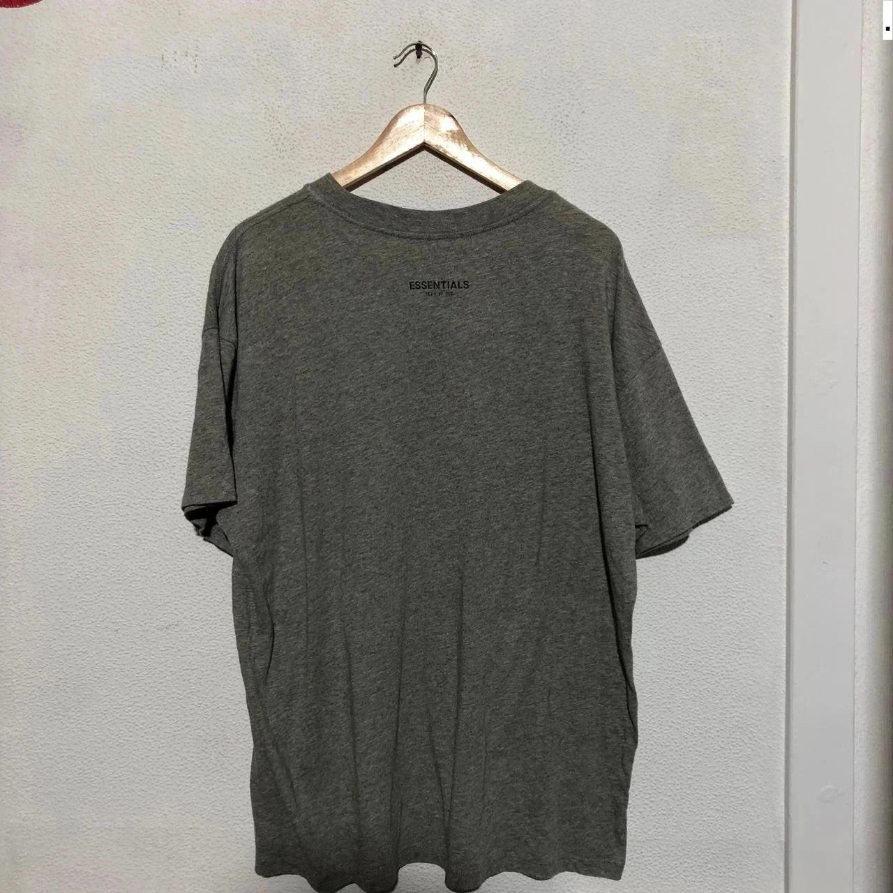 Grey Essentials Fear of God T Shirt Blank Plain - Medium