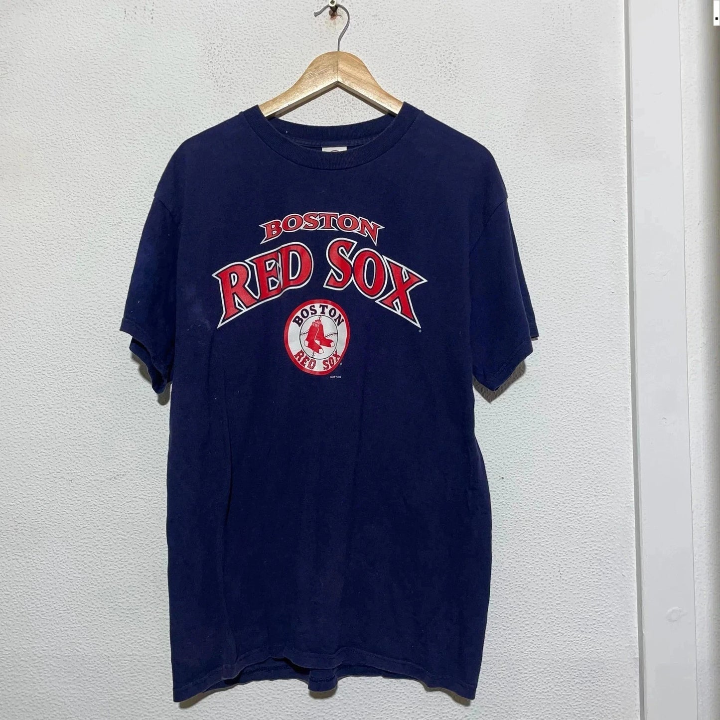 Vintage Navy Boston Red Sox T Shirt - Large
