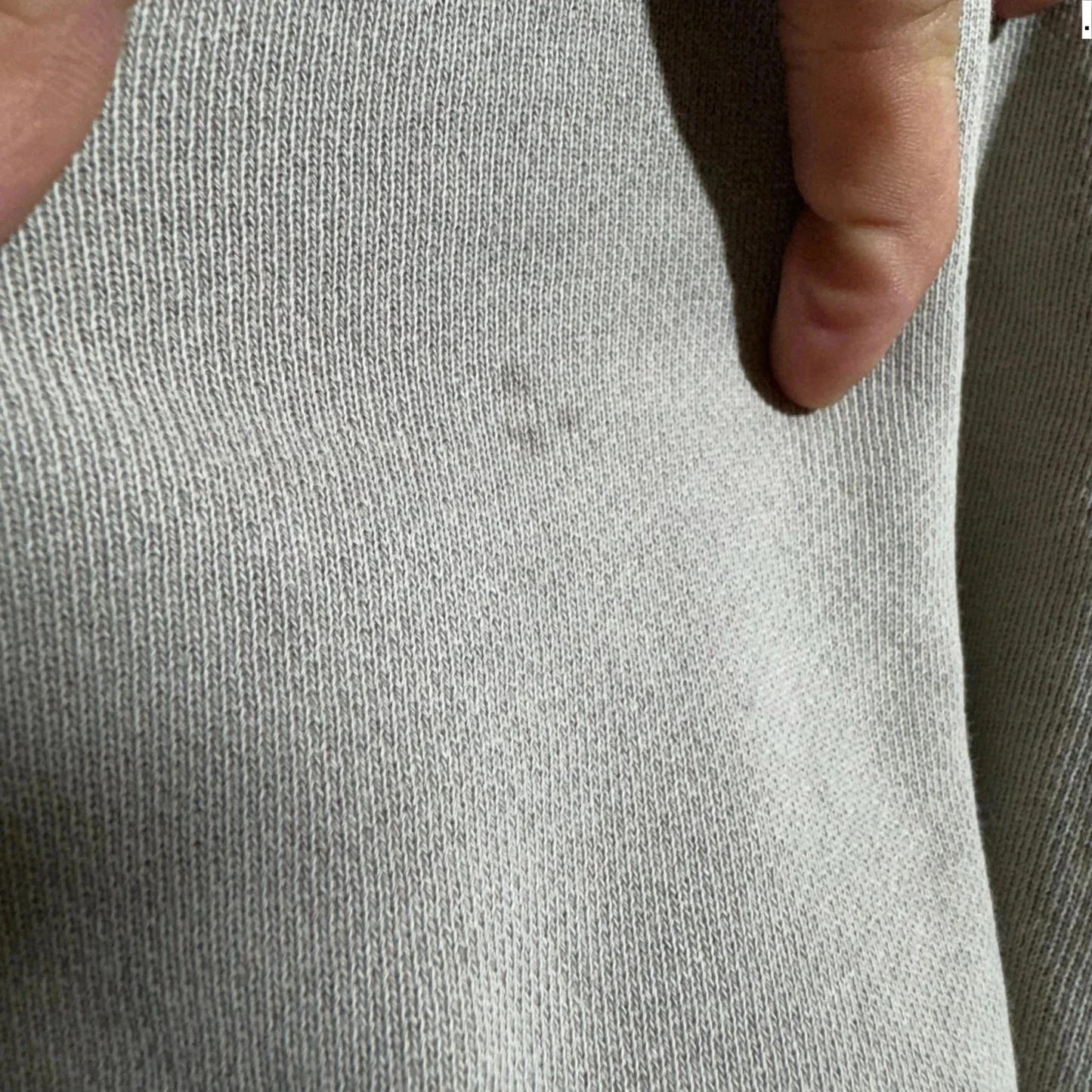 Light Grey Reebok 1/4 Zip Sweatshirt- Large