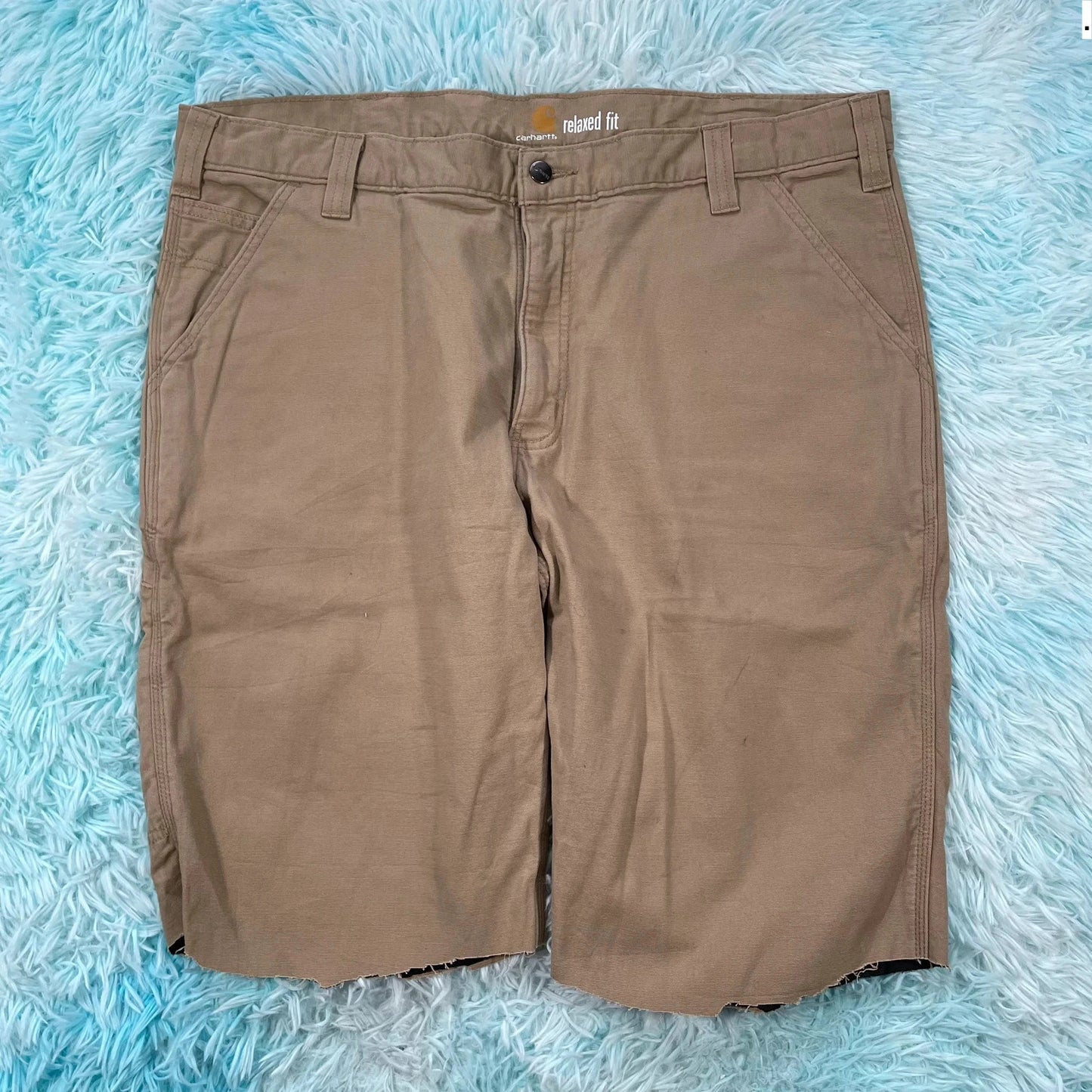 Beige Carhartt Shorts Cut-offs - 40W