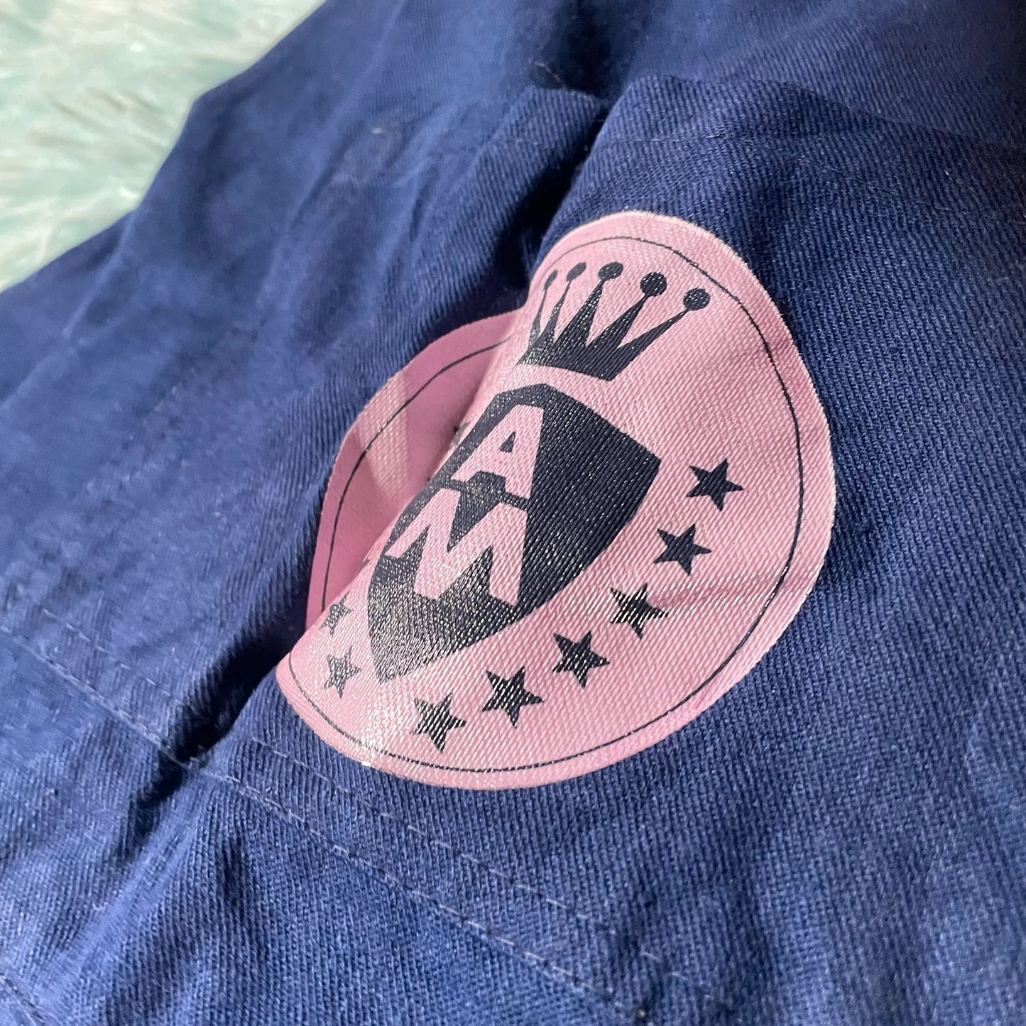 Vintage 70s Navy Workwear Overalls - XL
