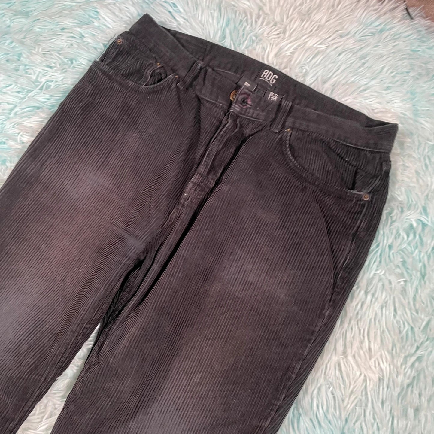 Black BDG Jeans Corduroy Trousers - 32W
