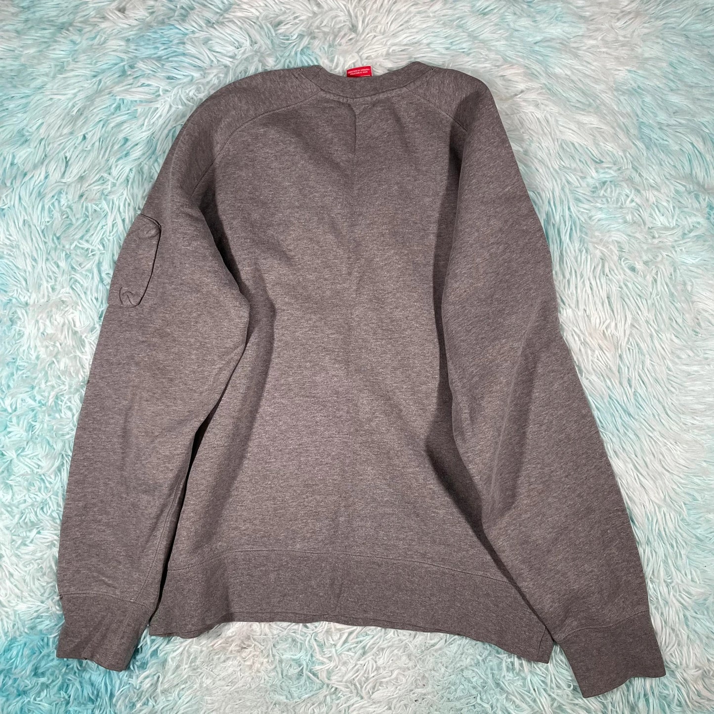 Grey Nike Sweatshirt Plain - Large