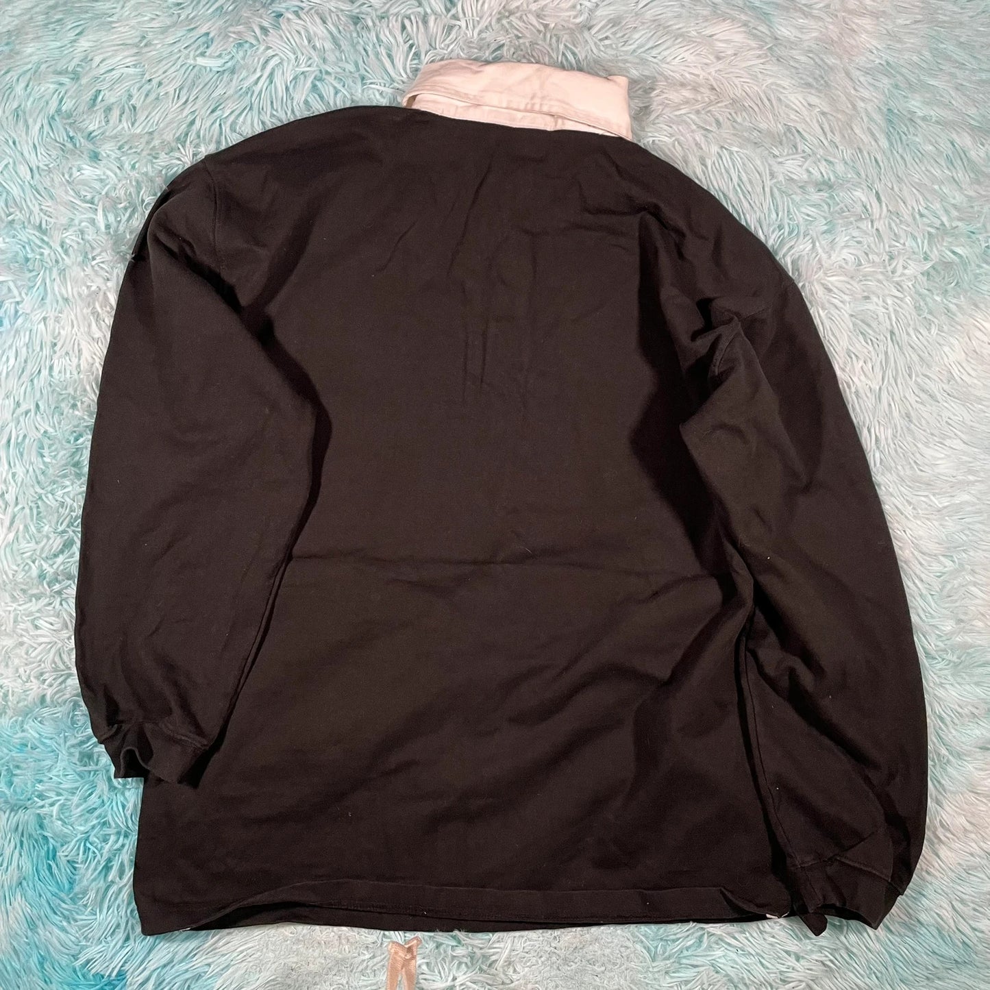 Vintage 90s Black Sheep Brewery Rugby Shirt - XL