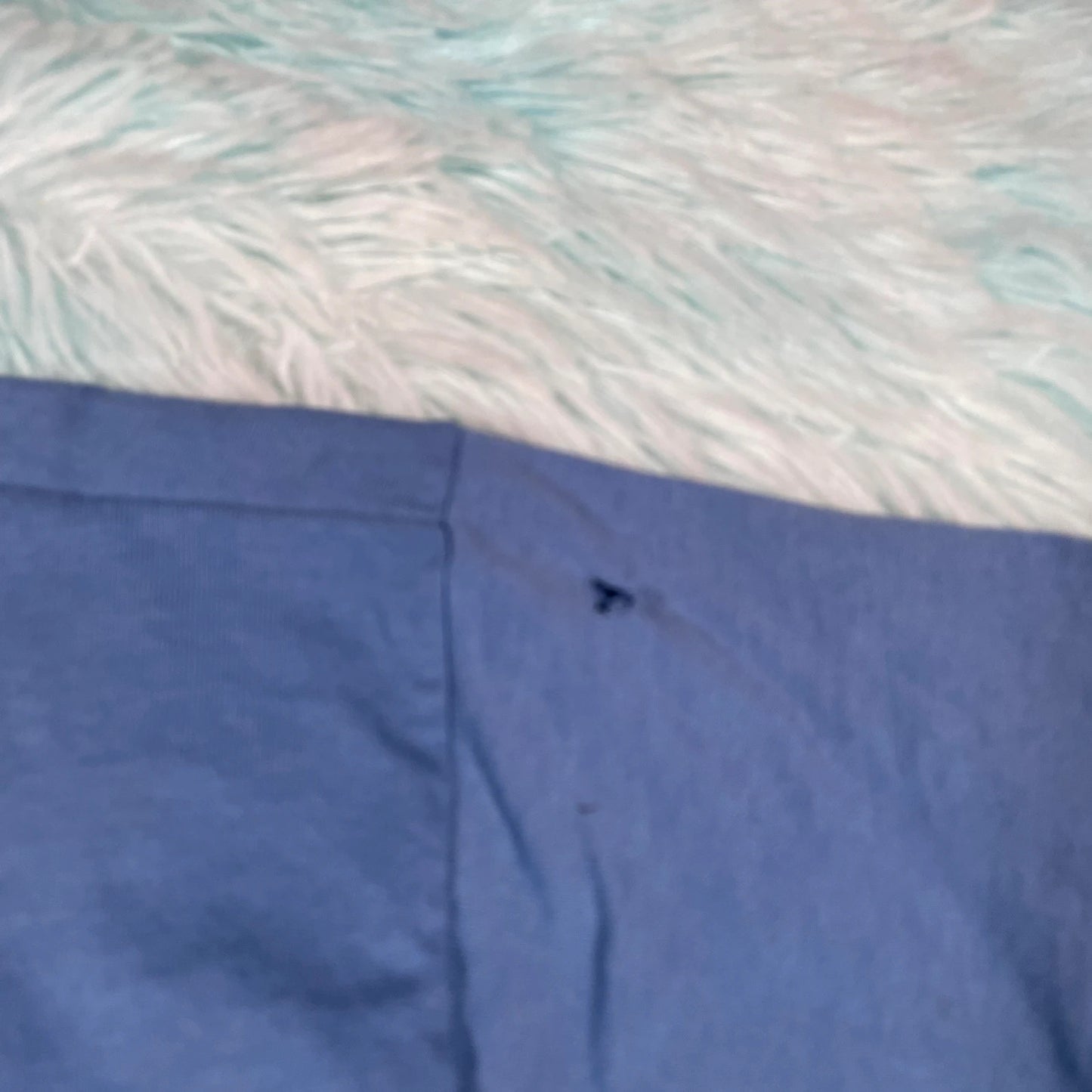 Vintage 90s Blue Nature Graphic T Shirt - Medium