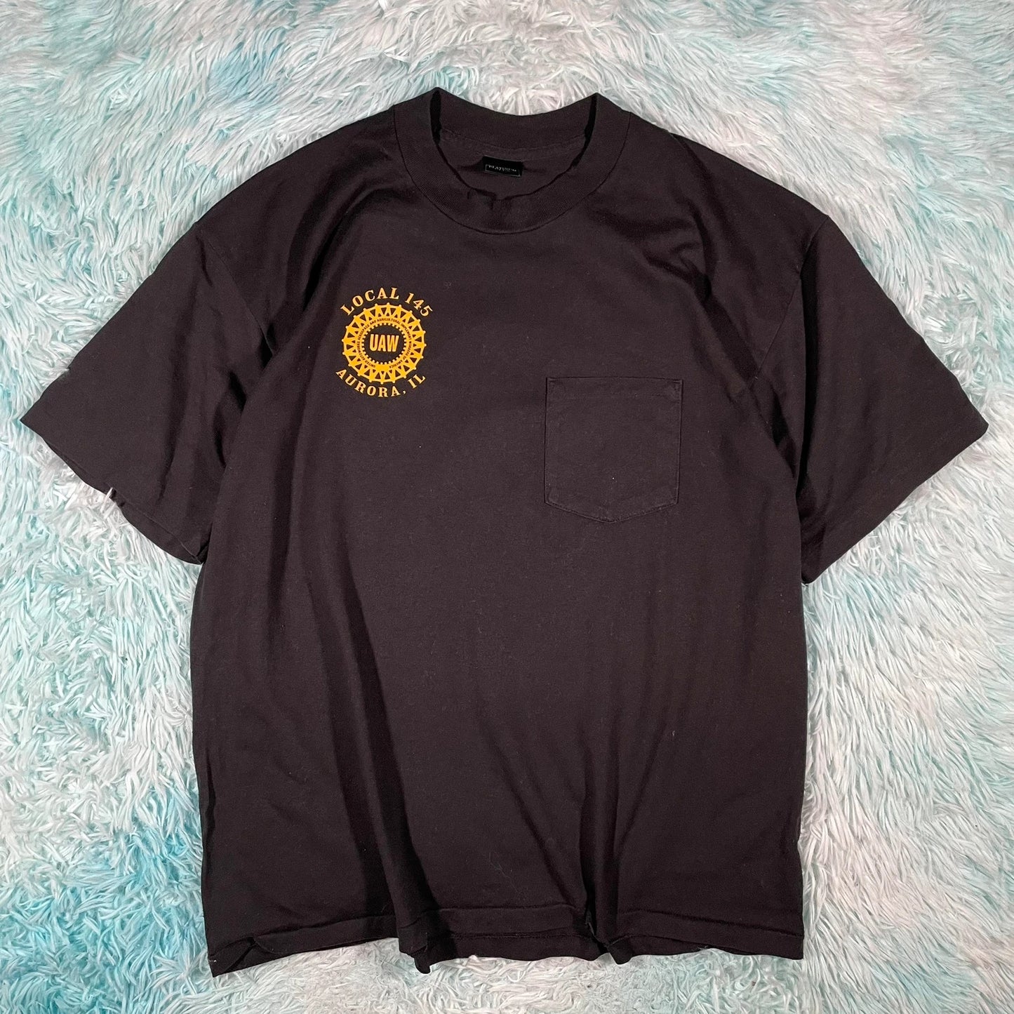 Vintage 90s Black Florida Eagle T Shirt - XL