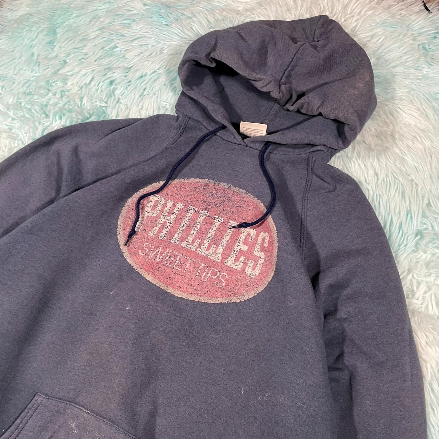 Vintage 90s Navy Philliea Screen Stars Hoodie - XL