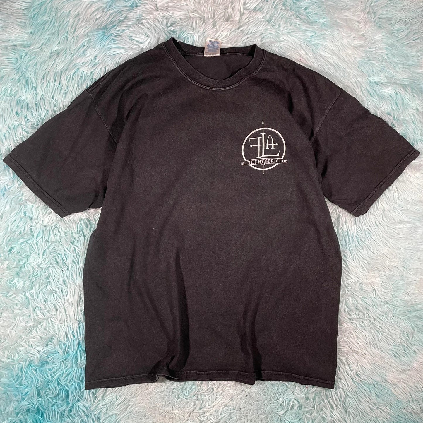 Vintage 90s Black Mindphaser Graphic T Shirt - XL