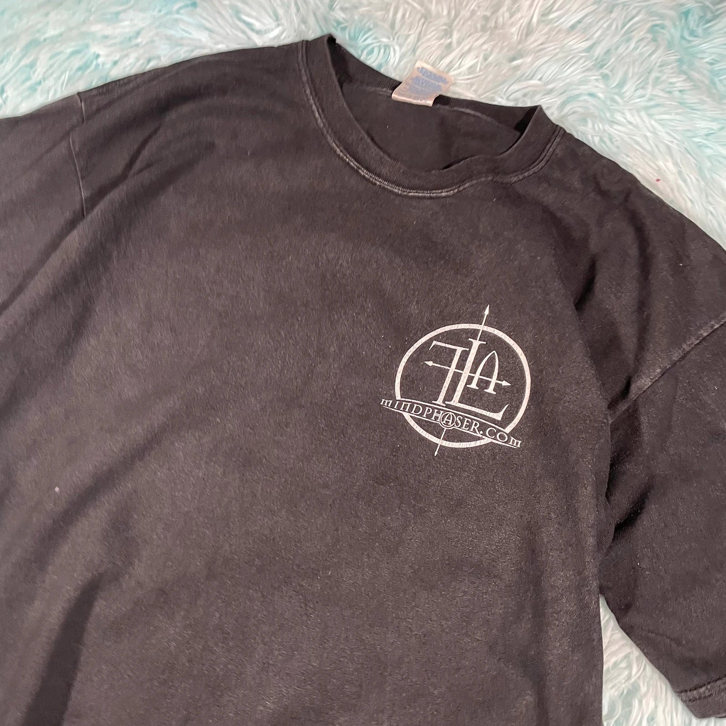 Vintage 90s Black Mindphaser Graphic T Shirt - XL