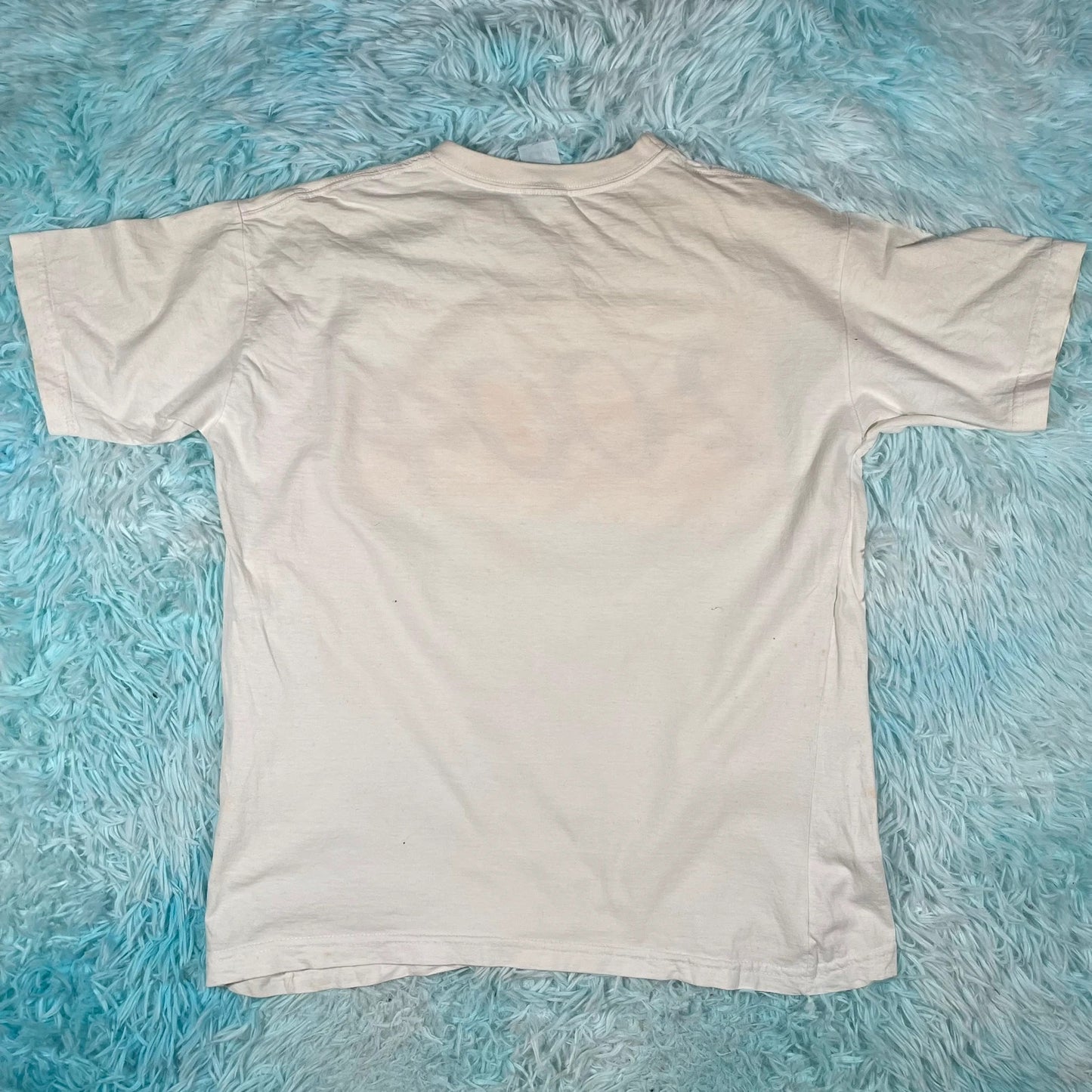 Vintage Cream Animal Print T Shirt - Small