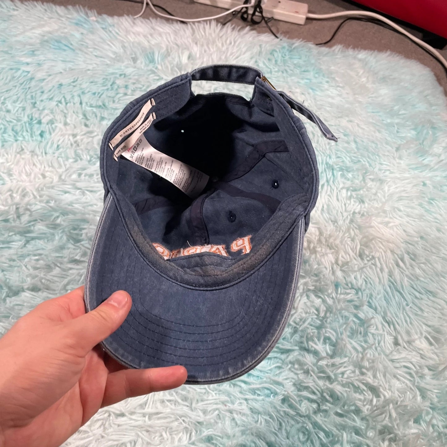 Navy Anthropologie Paris Cap