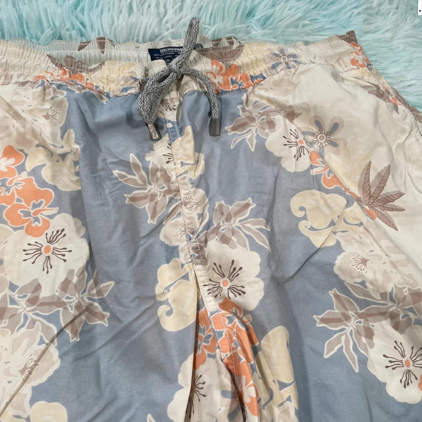 Blue Floral Vilebrequin Swim Shorts - XXL