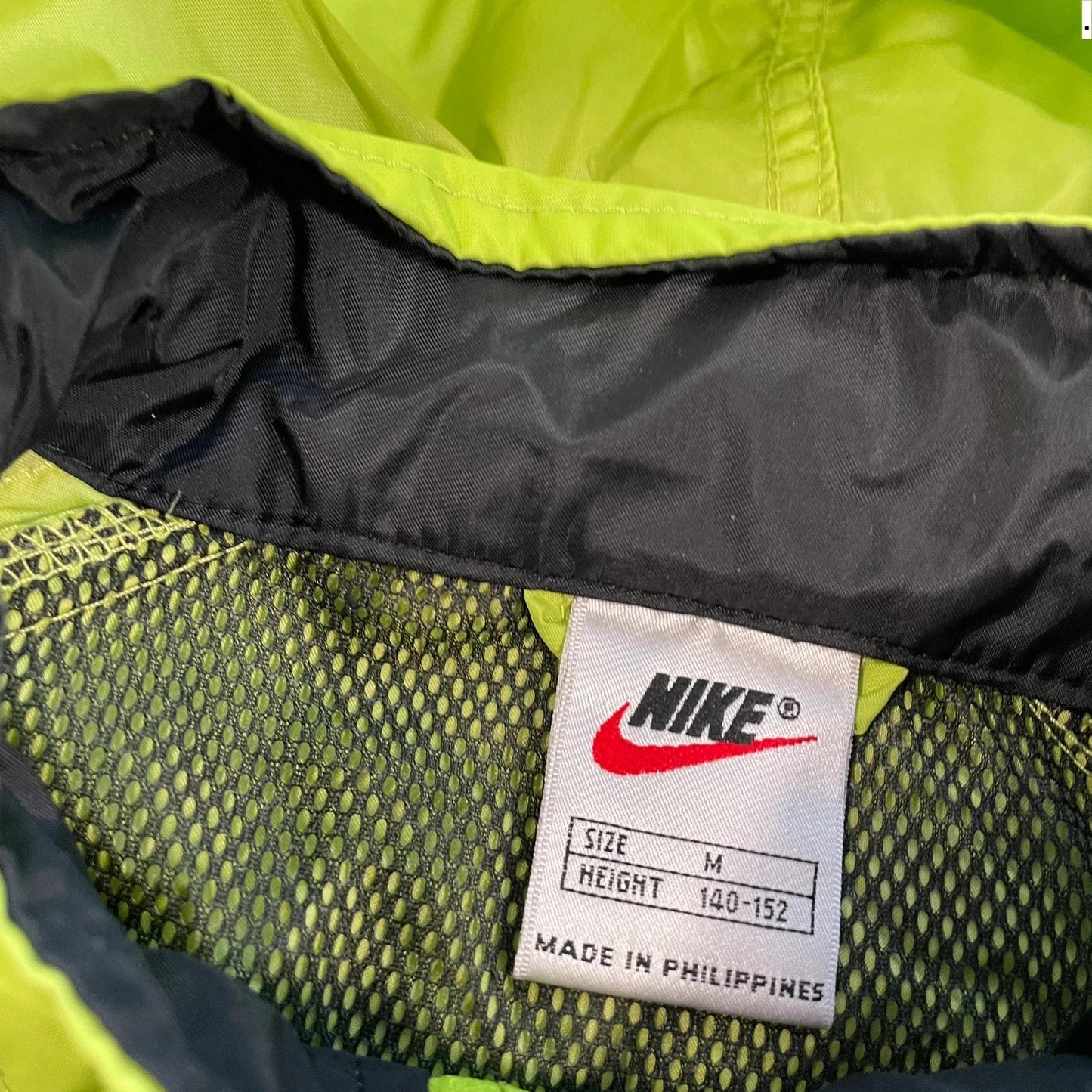Vintage 90s Lime Green Nike Windbreaker - Womens Medium
