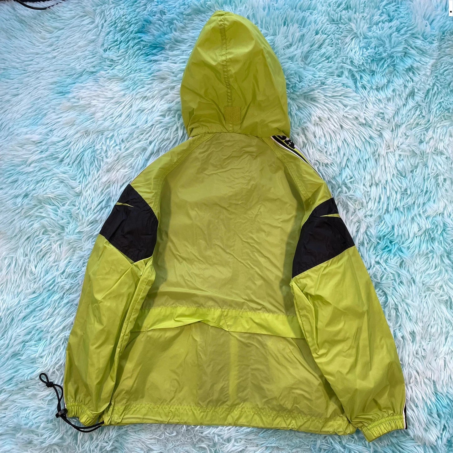 Vintage 90s Lime Green Nike Windbreaker - Womens Medium