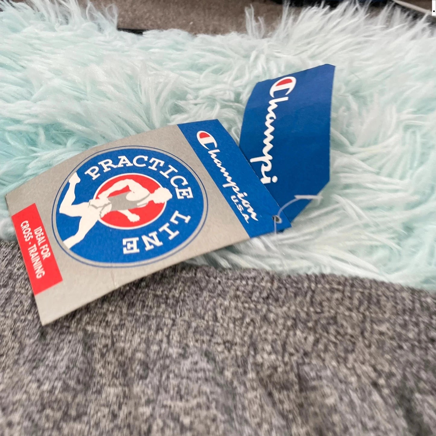 Vintage 90s Grey Champion Running Shorts - Medium