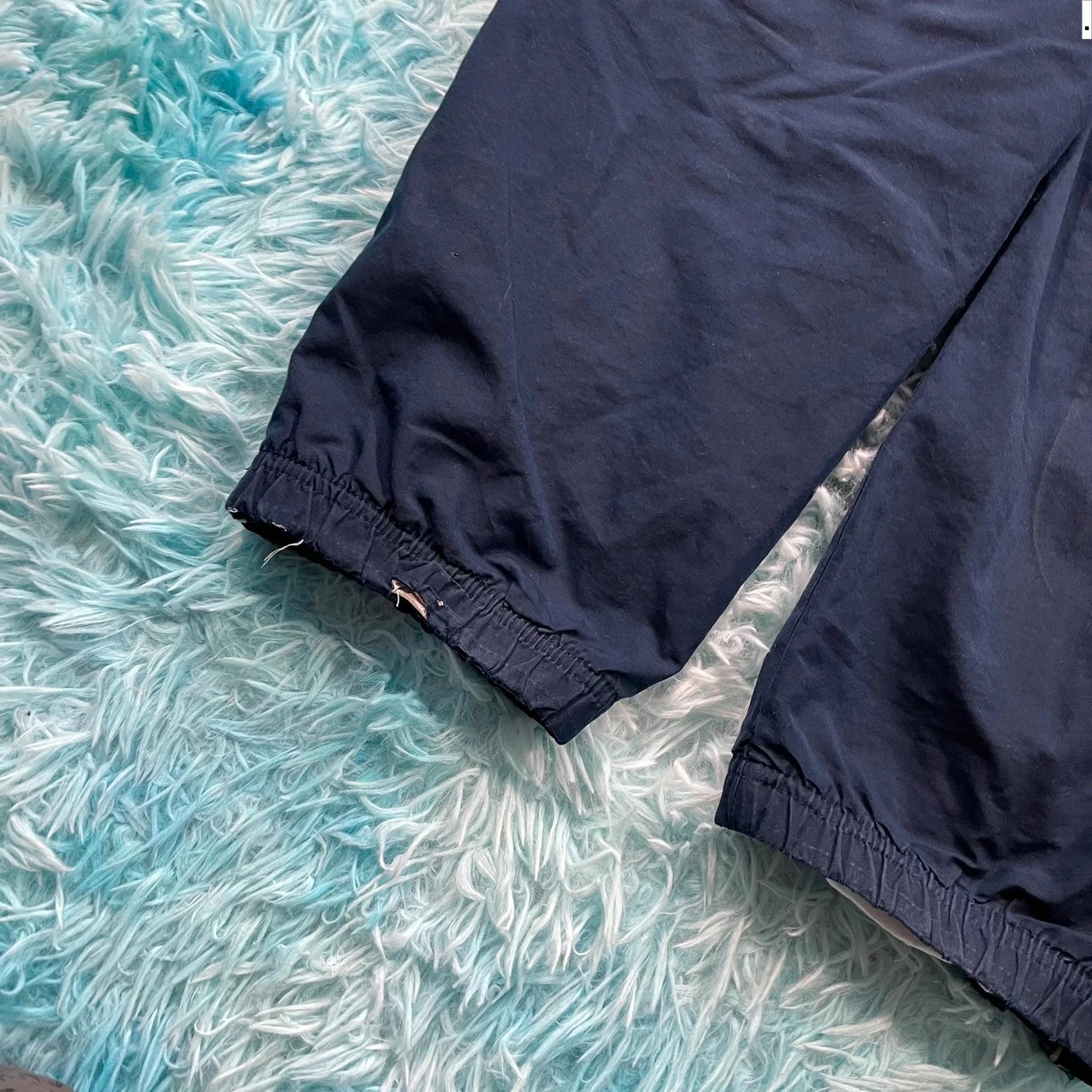 Vintage 00s Navy Nike Tracksuit Bottoms - Medium
