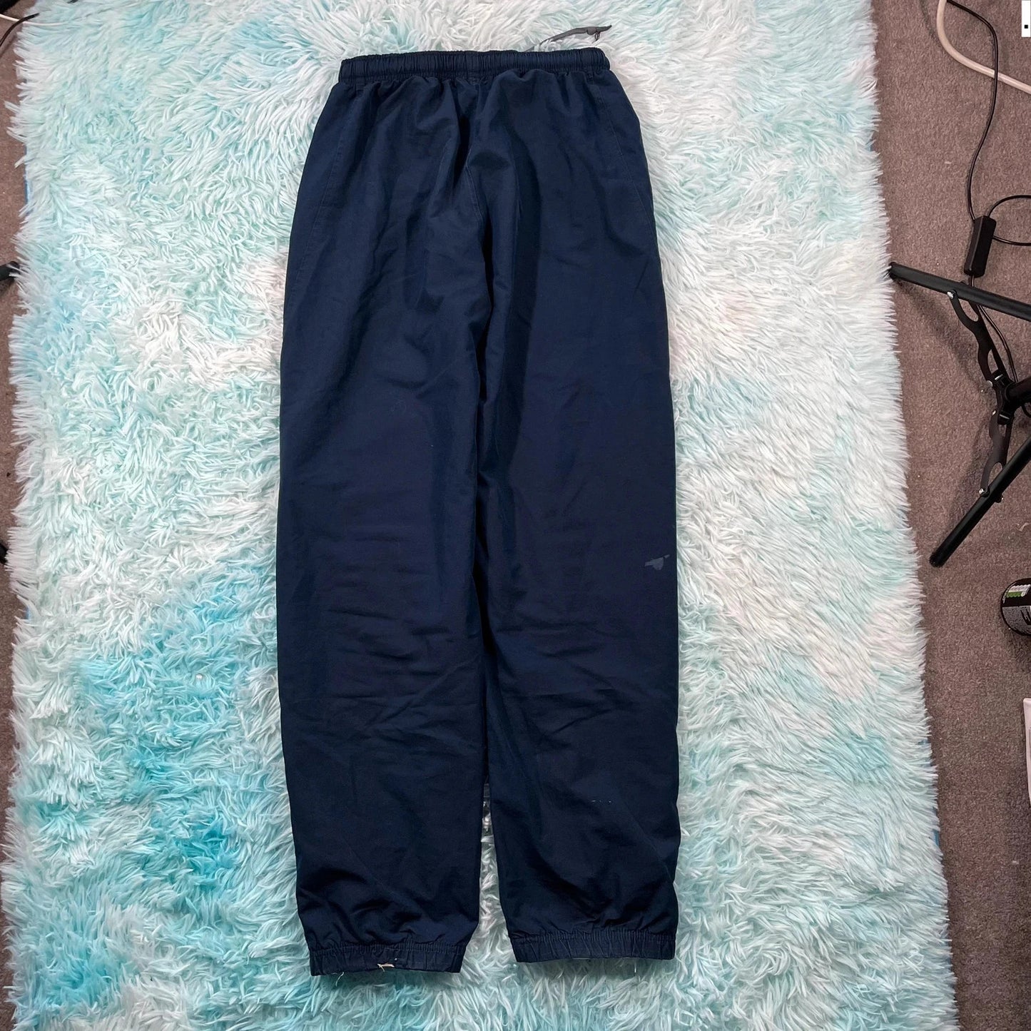Vintage 00s Navy Nike Tracksuit Bottoms - Medium