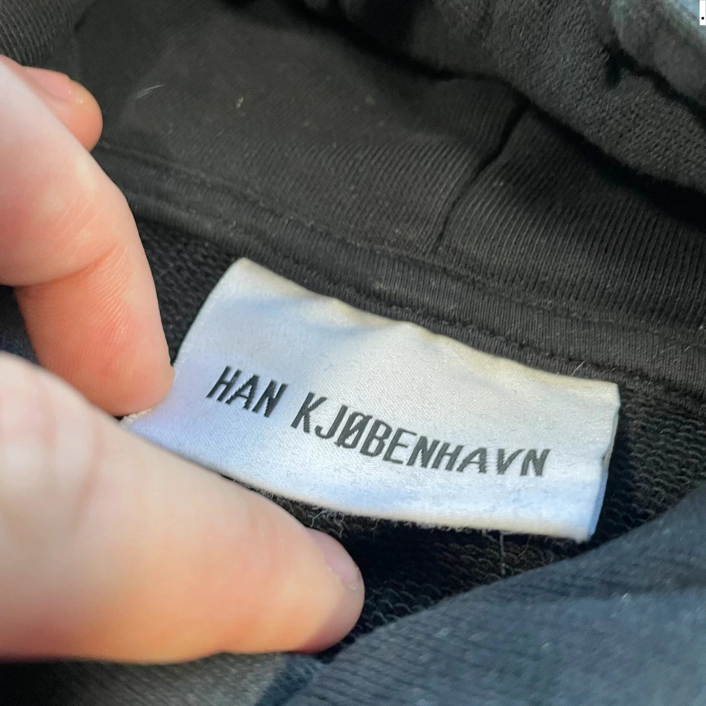 Black Han Kjobenhavn Graphic Hoodie - Medium
