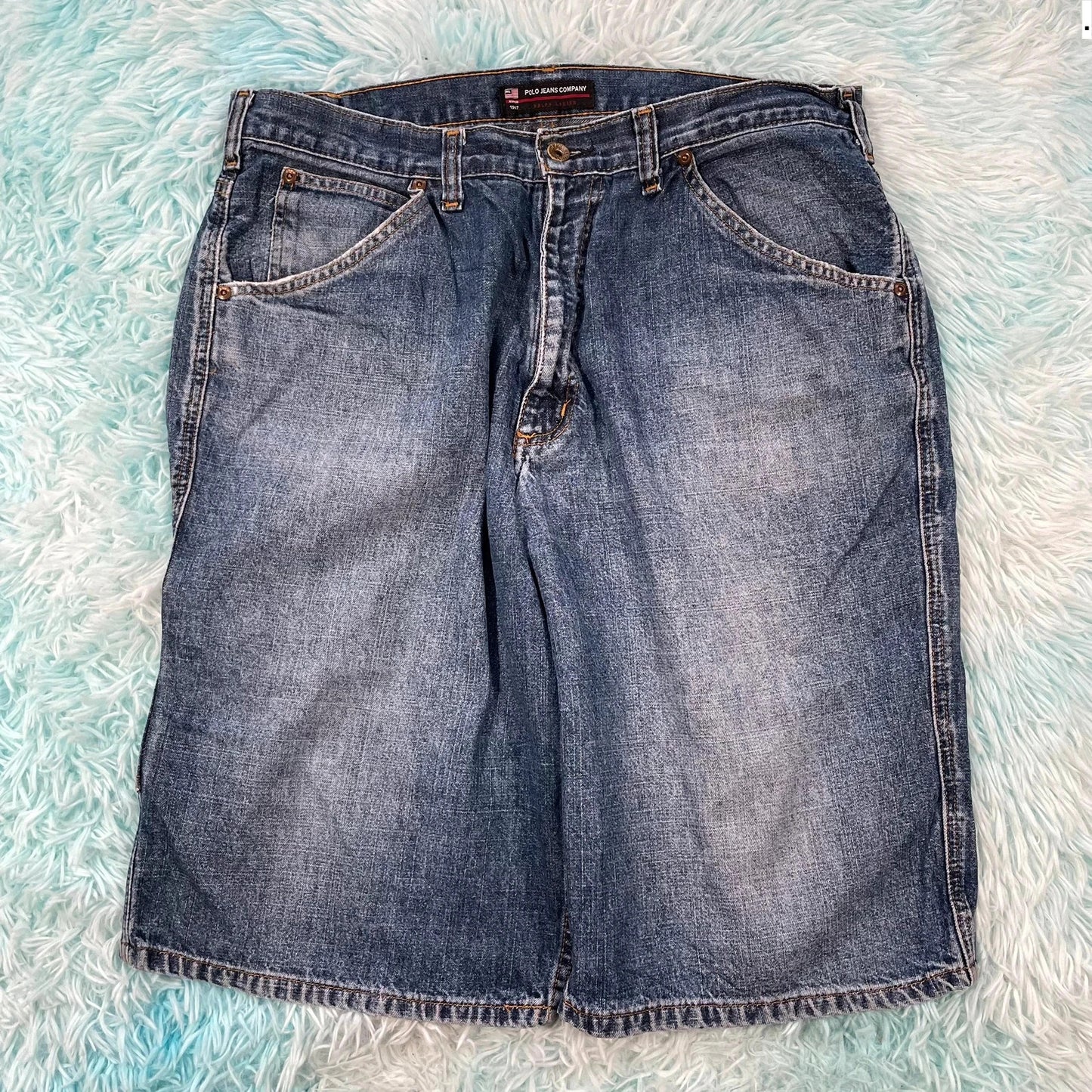 Vintage 90s Polo Ralph Lauren Jean Shorts Jorts - 34W
