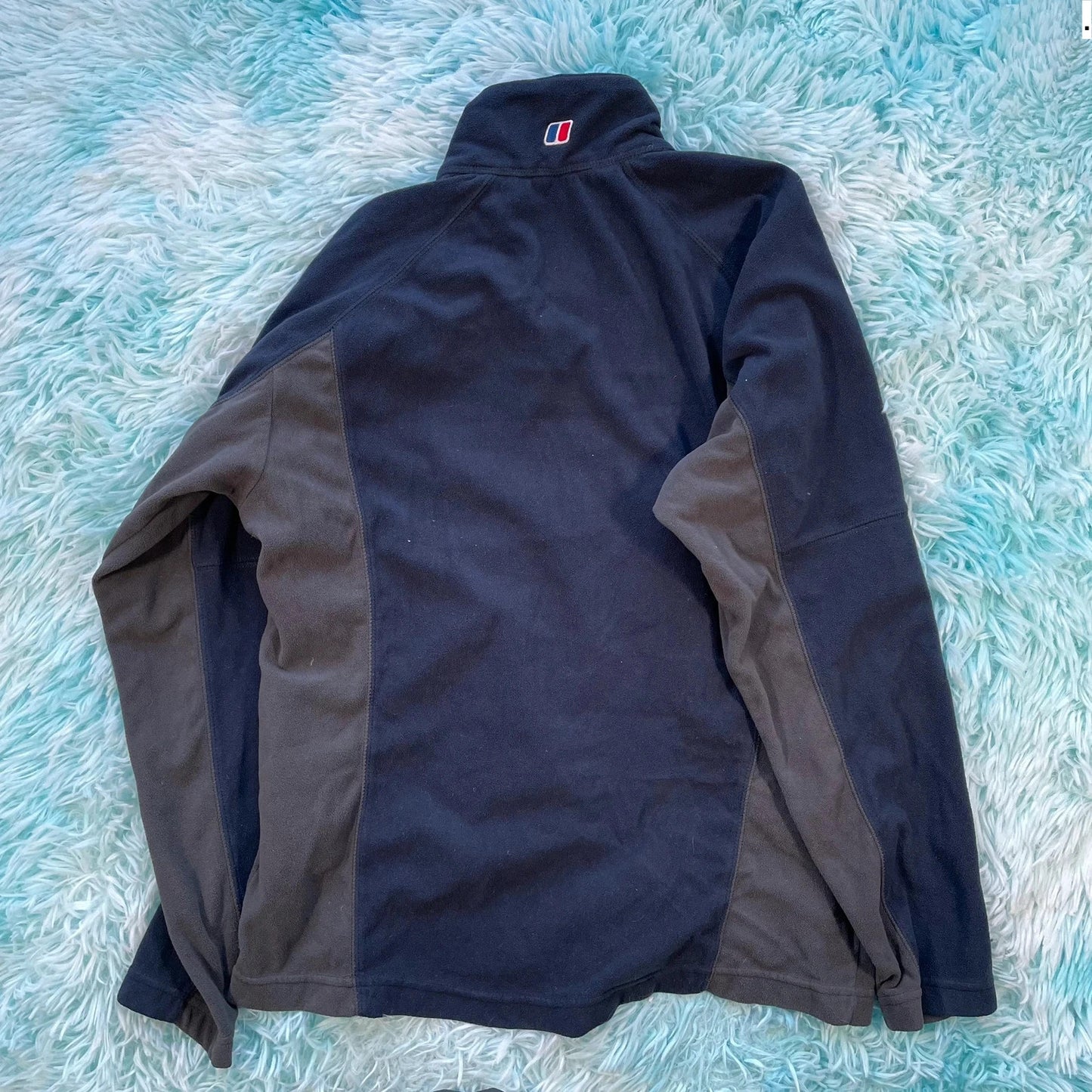 Navy Berghaus 1/4 Zip Fleece - Small