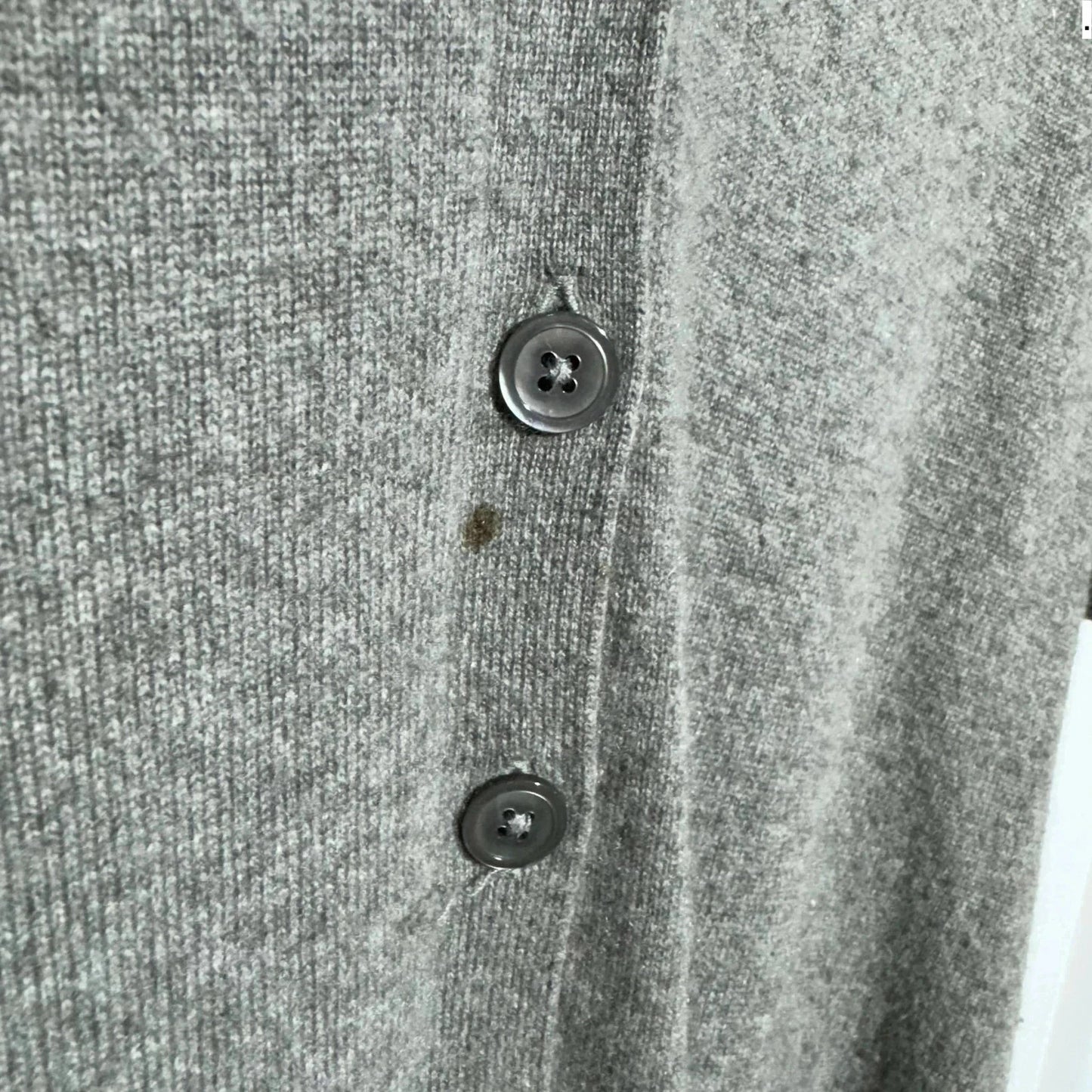Grey Ralph Lauren Cashmere Cardigan - Medium