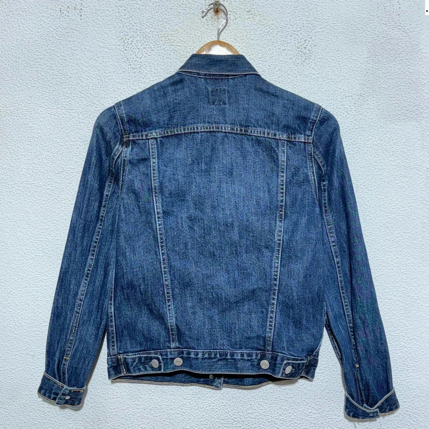 Navy Gap Denim Jacket - XS