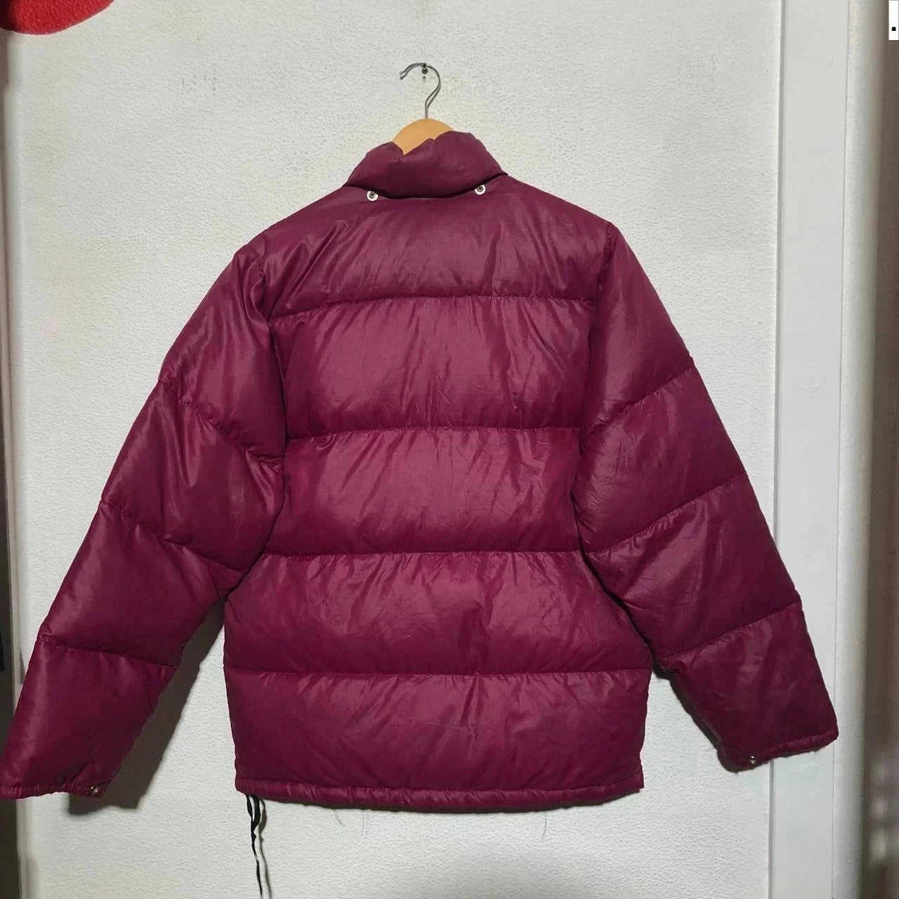 Vintage 80s Pink The North Face Nupste Puffer Jacket Brown Label - XS