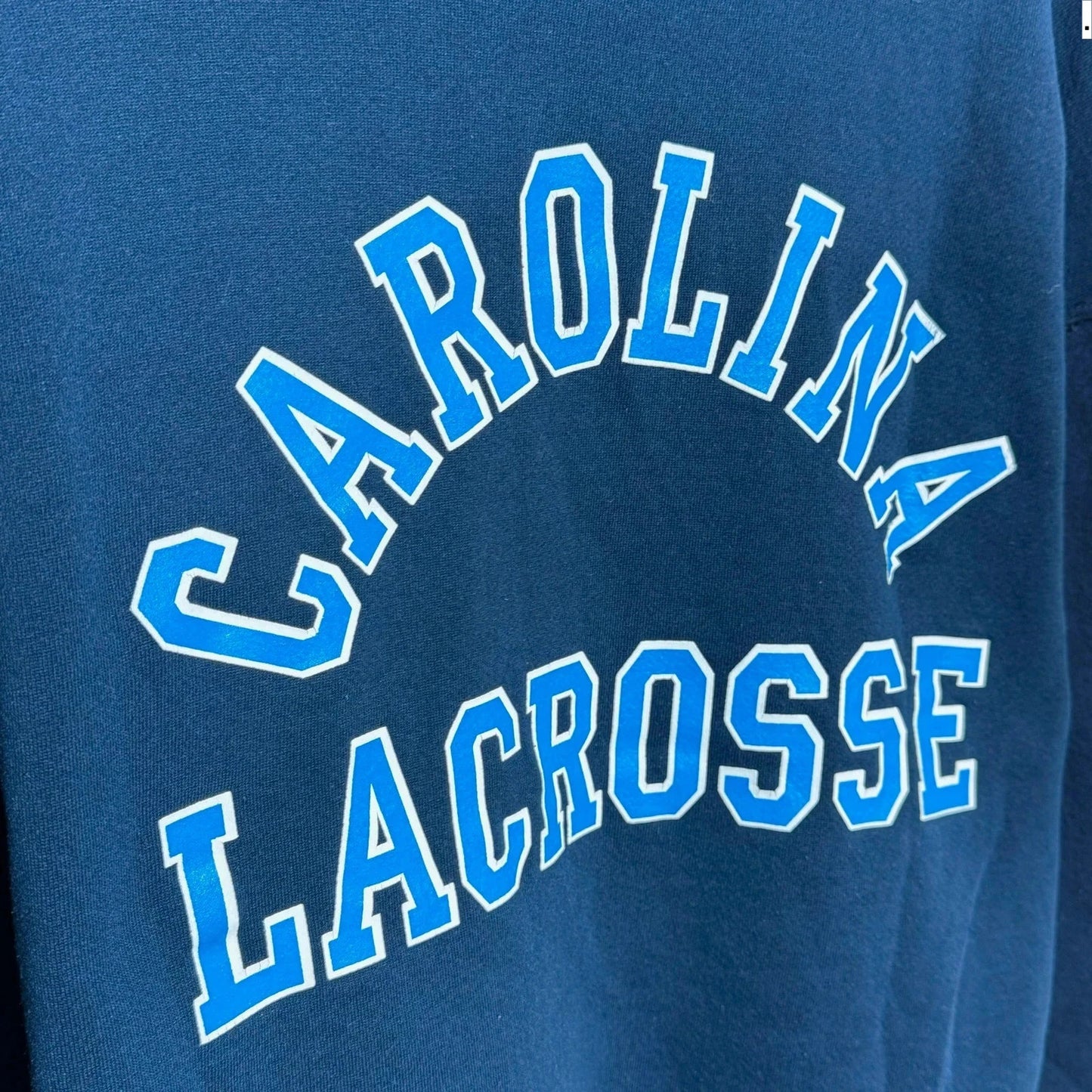 Vintage 00s Navy Carolina Lacrosse Hoodie - XXL