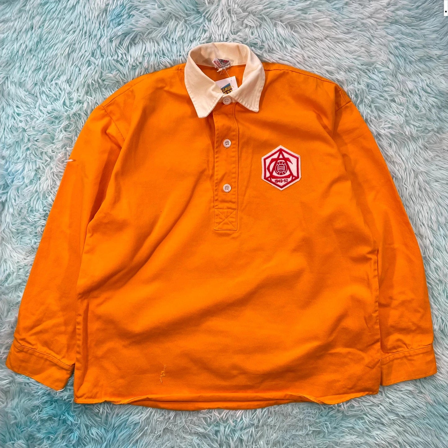 Vintage 90s Arsenal Shirt 60s Reproduction - Large