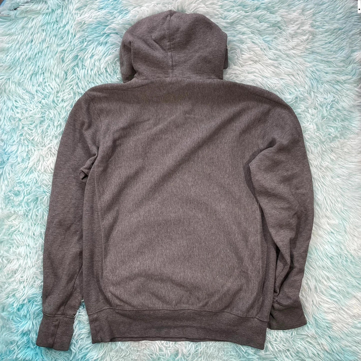 Vintage Grey Carhartt Hoodie Blank Plain - Large