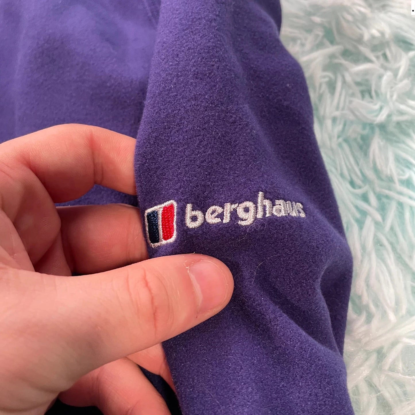 Purple Berghaus Full Zip Fleece - Size 16